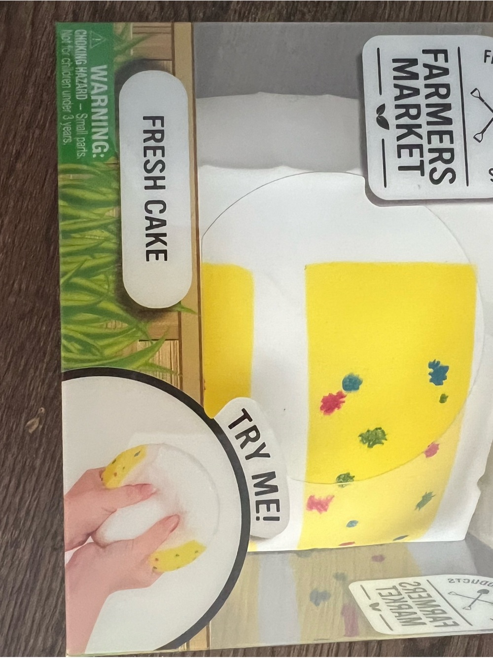 Yellow Fresh Cake Squishy Toy - Stress Relief Party Favor - Farmers Market
